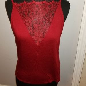 💞 2 X $10 Sale 💞 H&M red dressed up tank top- Work tank top